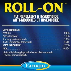 Roll-On Fly Repellent for Horses, Ponies, & Dogs (2 oz)