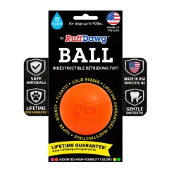 Ruff Dawg Ball Indestructible Dog Toy, Assorted Colors