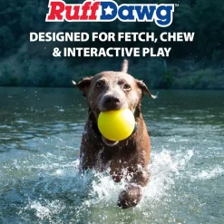 Ruff Dawg Ball Indestructible Dog Toy, Assorted Colors