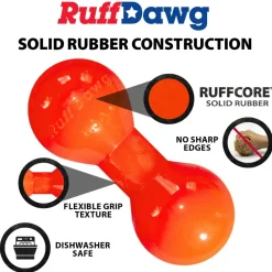 Ruff Dawg Big Dawg Indestructible Dog Toy, Assorted Colors