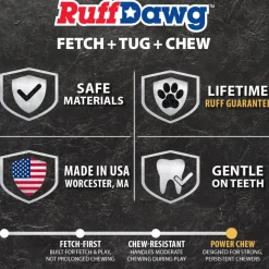 Ruff Dawg Big Dawg Indestructible Dog Toy, Assorted Colors