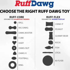 Ruff Dawg Crinkit Dog Toy, Assorted Colors