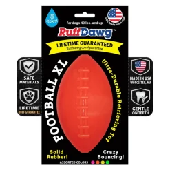 Ruff Dawg Football Ultra Durable Dog Toy, Assorted Colors