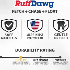Ruff Dawg Gummy Bear Crunch Durable Dog Toy, Assorted Colors