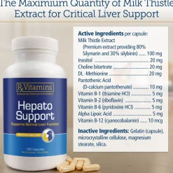 Rx Vitamins Hepato Support Liver Supplement