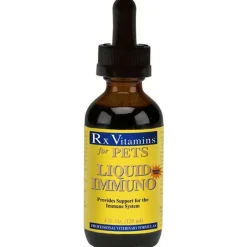 Rx Vitamins Liquid Immuno Immune Supplement for Cats & Dogs, Chicken Flavor