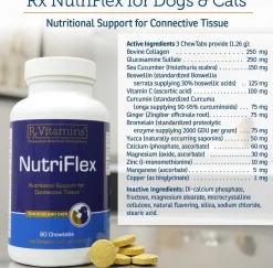 Rx Vitamins NutriFlex Joint Supplement for Dogs & Cats (90 chewtabs)