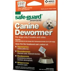 Safe-Guard Dewormer for Puppies & Small Dogs (1g x 3 sachets)