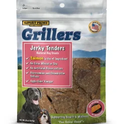 Savory Prime Girllers Salmon Jerky Tenders Treats For Dogs