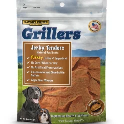 Savory Prime Girllers Turkey Jerky Tenders Treats For Dogs