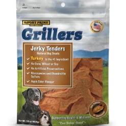 Savory Prime Girllers Turkey Jerky Tenders Treats For Dogs