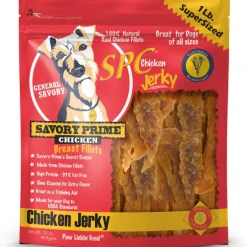 Savory Prime Natural Chicken Jerky Treats For Dogs