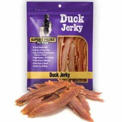 Savory Prime Natural Duck Jerky Treats For Dogs