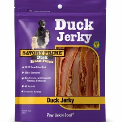 Savory Prime Natural Duck Jerky Treats For Dogs