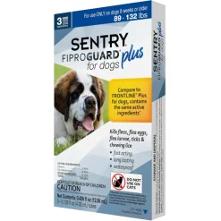 Sentry Fiproguard Plus Topical Flea & Tick Treatment for Dogs 89-132 lbs