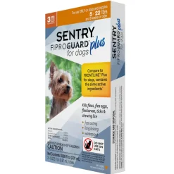 Sentry Fiproguard Plus Topical Flea & Tick Treatment for Dogs 4-22 lbs