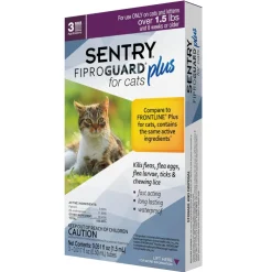 Sentry Fiproguard Plus Topical Flea & Tick Treatment for Cats over 1.5 lbs