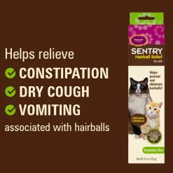 Sentry Hairball Relief Malt Flavor For Cats (4.4 oz)