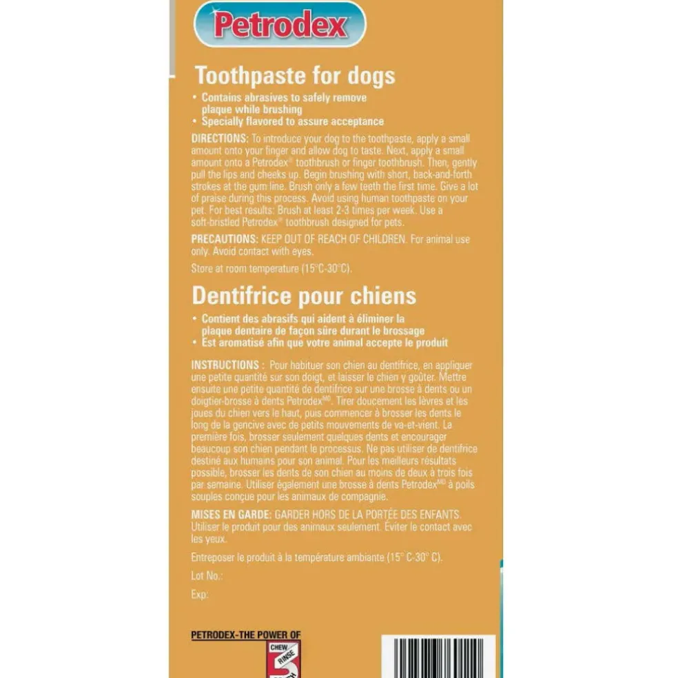 Sentry Petrodex Advanced Peanut Butter Flavored Toothpaste for Dogs (2.5 oz)
