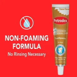 Sentry Petrodex Advanced Peanut Butter Flavored Toothpaste for Dogs (2.5 oz)