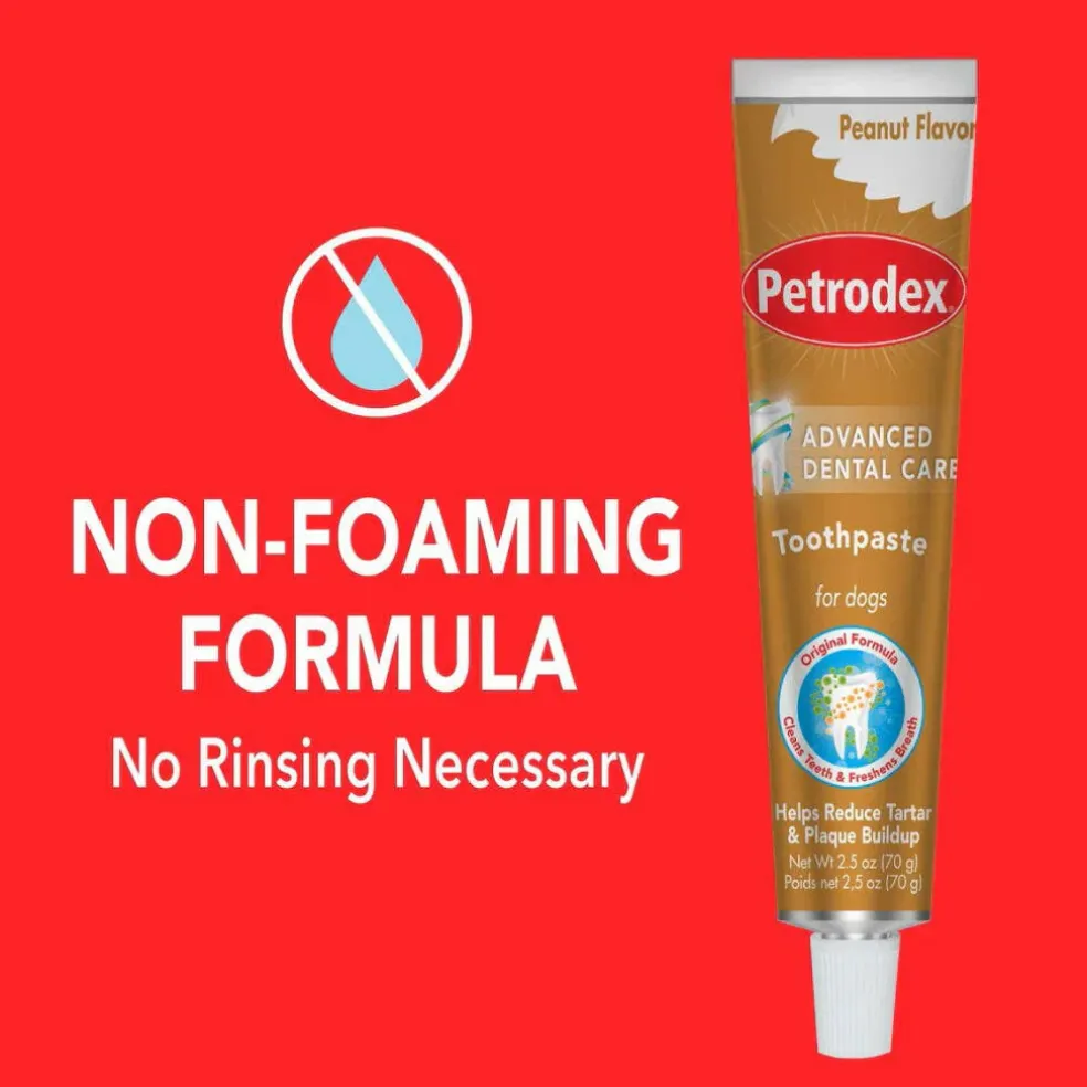 Sentry Petrodex Advanced Peanut Butter Flavored Toothpaste for Dogs (2.5 oz)
