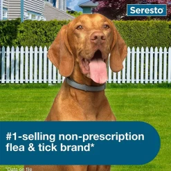 Seresto Flea & Tick Collar for Dogs, Over 18 lbs + Seresto Flea & Tick Collar for Dogs, Up to 18 lbs