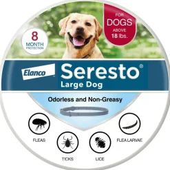 Seresto Flea & Tick Collar for Large Dogs, Over 18 lbs