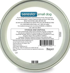 Seresto Flea & Tick Collar for Small Dogs, Under 18 lbs