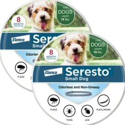 Seresto Flea & Tick Collar for Small Dogs, Under 18 lbs