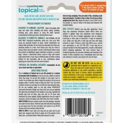 Sergeant's Guardian Pro Flea & Tick Topical Treatment for Small Dogs, 7–33 lbs, 3-Month Supply