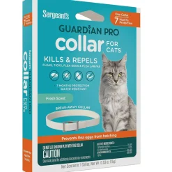 Sergeant's Guardian Pro Flea & Tick Collar for Cats, Fresh Scent, 1 Count