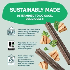 Shameless Pets A Cluck A Day Dental Sticks Treats For Dogs (7.2 oz)
