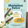 Shameless Pets Banana Bone-Anza Dental Sticks Treats For Dogs (7.2 oz)