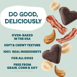 Shameless Pets Bananas For Bacon Soft Baked Dog Treats (6 oz)