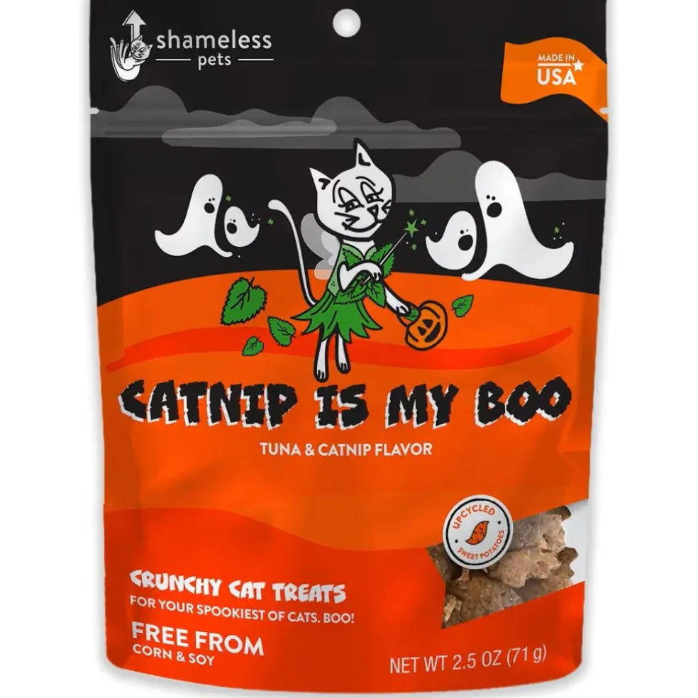 Shameless Pets Catnip Is My Boo Crunchy Treats For Cats (4 oz)