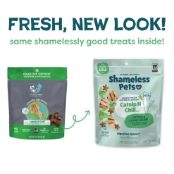 Shameless Pets Catnip N Chill Crunchy Treats for Cats (2.5 oz)