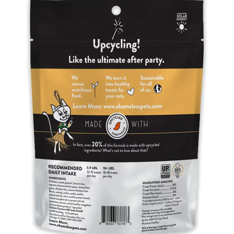 Shameless Pets For the Most Dapper of Feline Celebrations Crunchy Treats For Cats (2.5 oz)