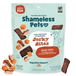 Shameless Pets Jerky Bites Duck-tato Flavor Treats For Dogs (5 oz)
