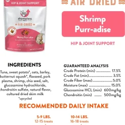 Shameless Pets Shrimp Purr-adise Air-Dried Treat & Topper For Cats (2.5 oz)