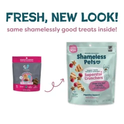 Shameless Pets Superstar Crunchers Cran You Say Chicken For Cats (2.5 oz)