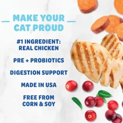 Shameless Pets Superstar Crunchers Cran You Say Chicken For Cats (2.5 oz)