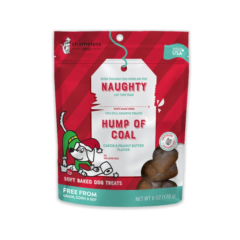 Shamless Naughty Hump of Coal Carob & Peanut Butter Soft Baked Dog Treats (6 oz)