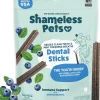 Shamless Pets The Tooth Berry Dental Sticks Treats For Dogs (7.2 oz)
