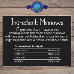 Shepherd Boy Farms Freeze Dried Minnows Treats for Dogs & Cats