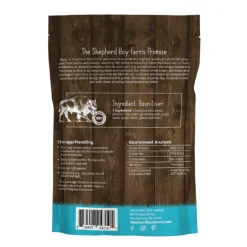 Shepherd Boy Farms Freeze Dried Bison Liver Treats for Dogs & Cats