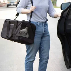 Sherpa Everyday Guaranteed On Board Soft-Sided Dog & Cat Carrier, Black, Medium