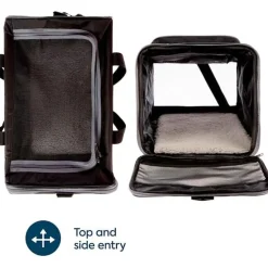Sherpa Everyday Guaranteed On Board Soft-Sided Dog & Cat Carrier, Black, Medium