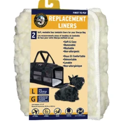 Sherpa Soft & Cozy Pet Bed Liners, Large, 2-pack