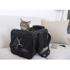 Sherpa's Pet Trading Company Original Deluxe Black Pet Carrier