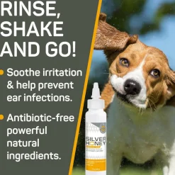 Silver Honey Rapid Ear Care Vet Strength Ear Rinse